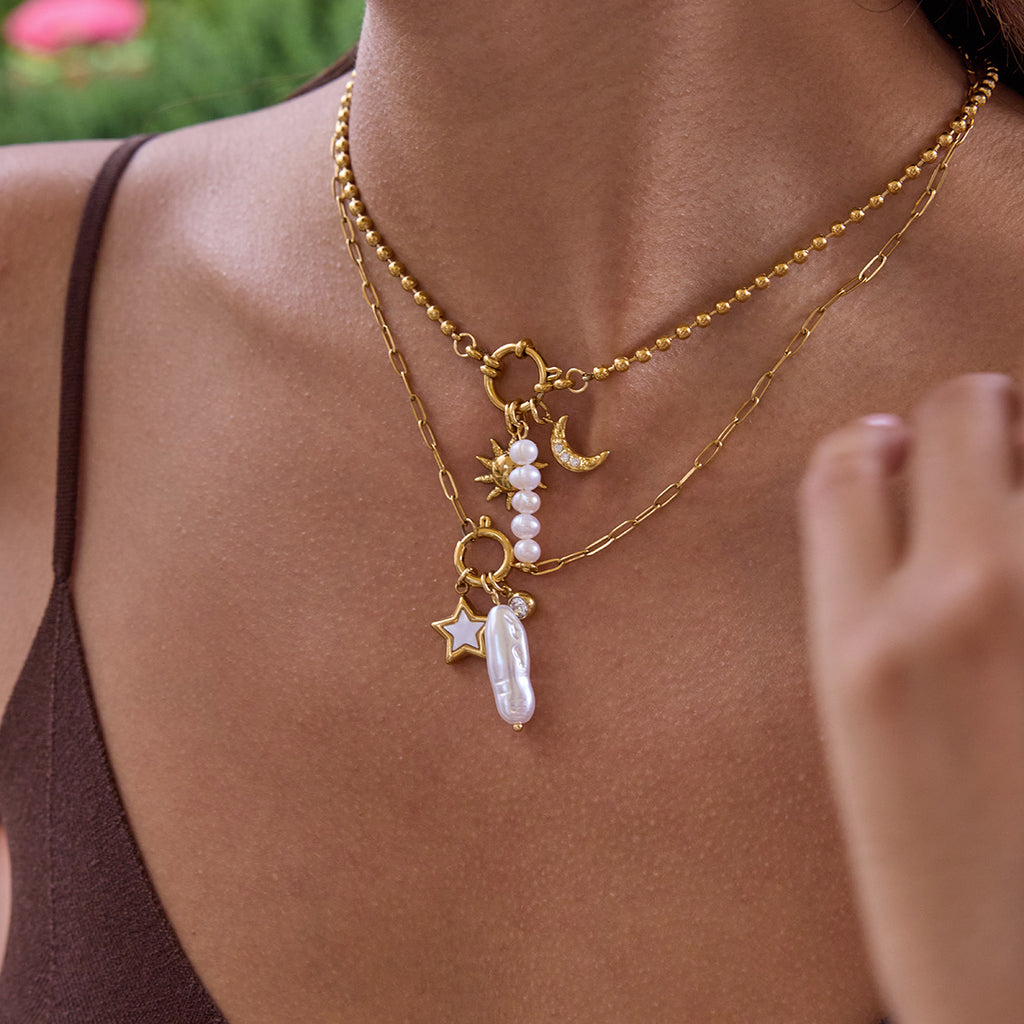 Celestial glow necklace