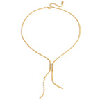 Pavé line necklace