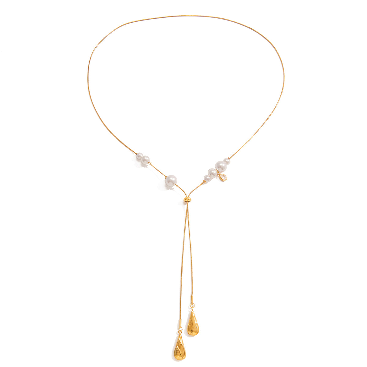 Collier sautoir en perles