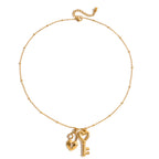 Collier avec cadenas de Cupidon