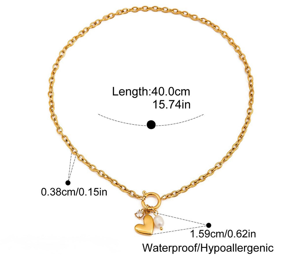 Collier de perles écrasées