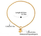 Collier de perles écrasées