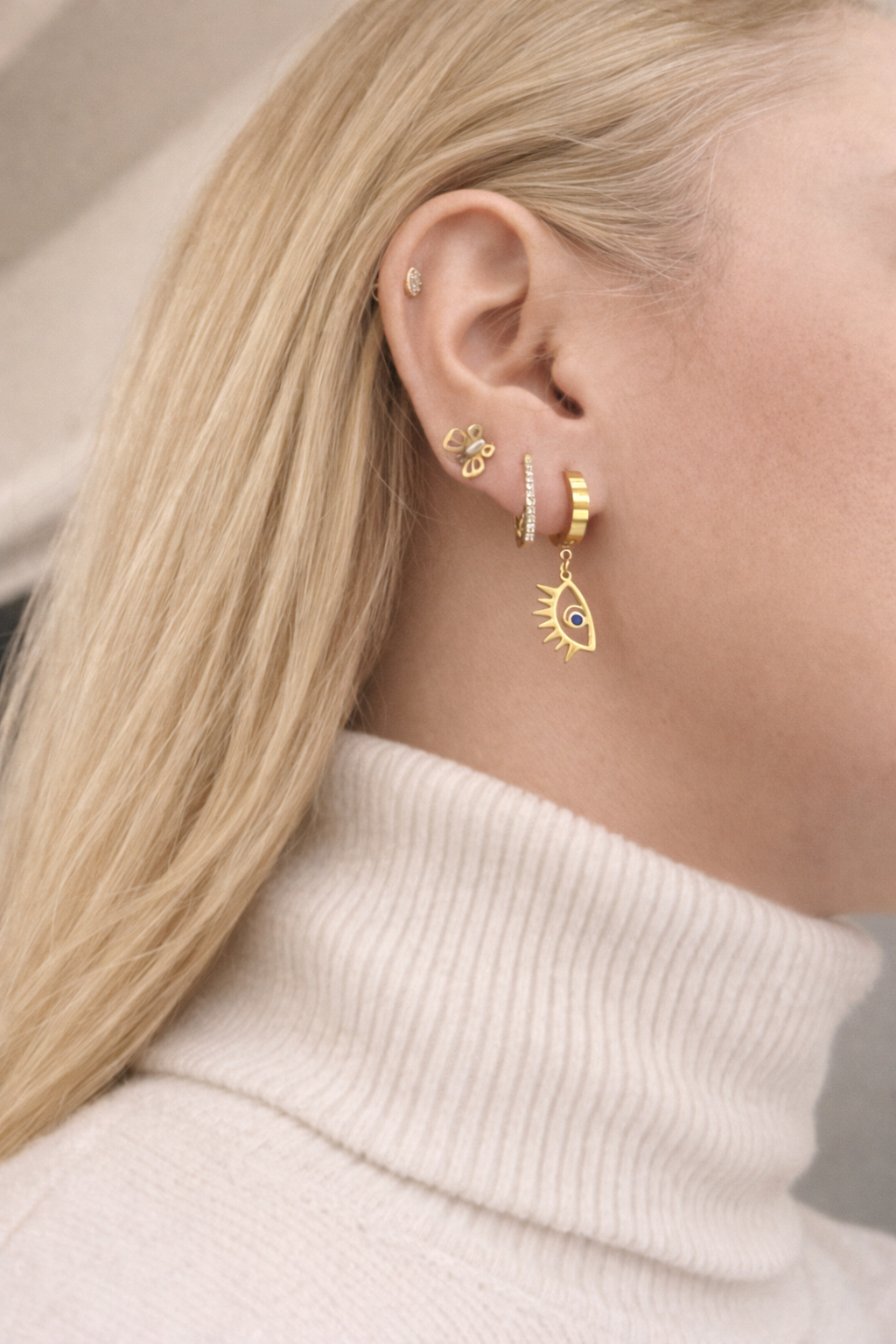 Boucles d'oreilles pendantes mystiques