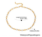 Bright link 4 necklace