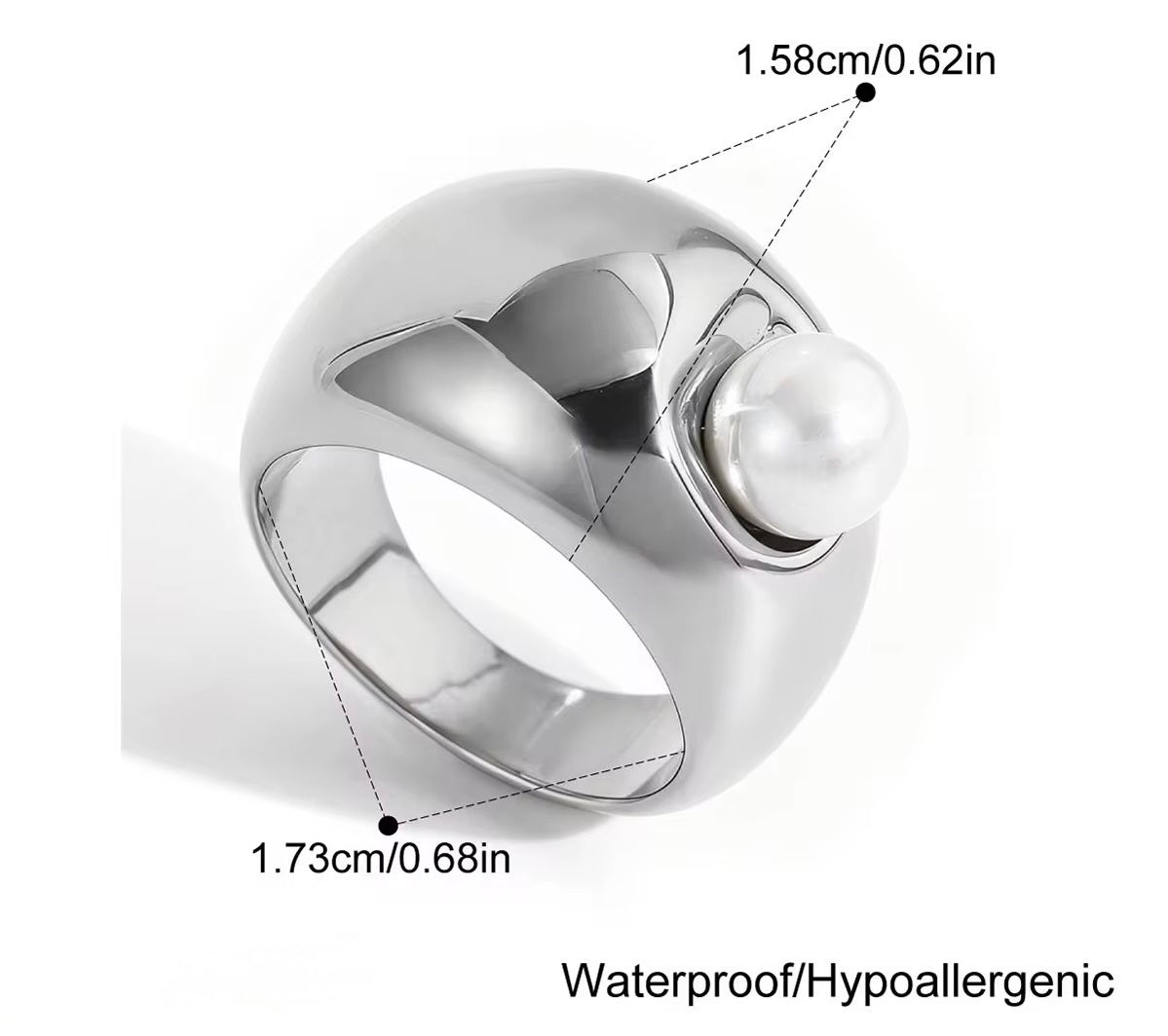 Pearl Dome ring
