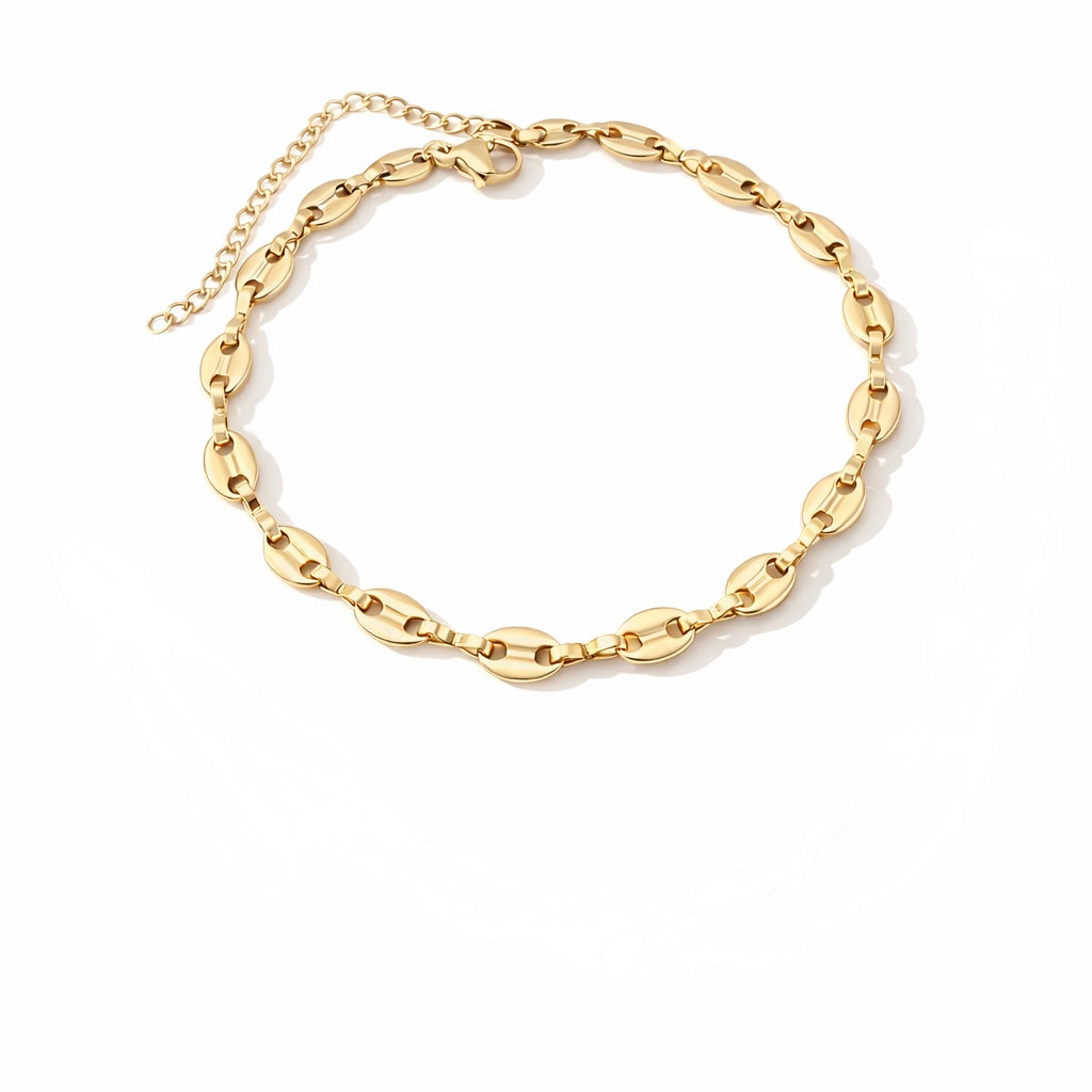 Coffee bean bracelet