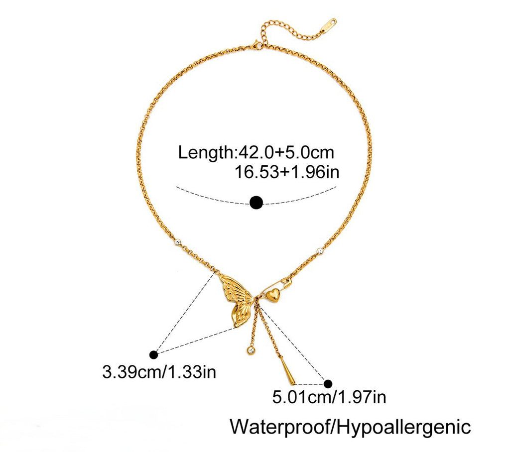 Papillon chic necklace