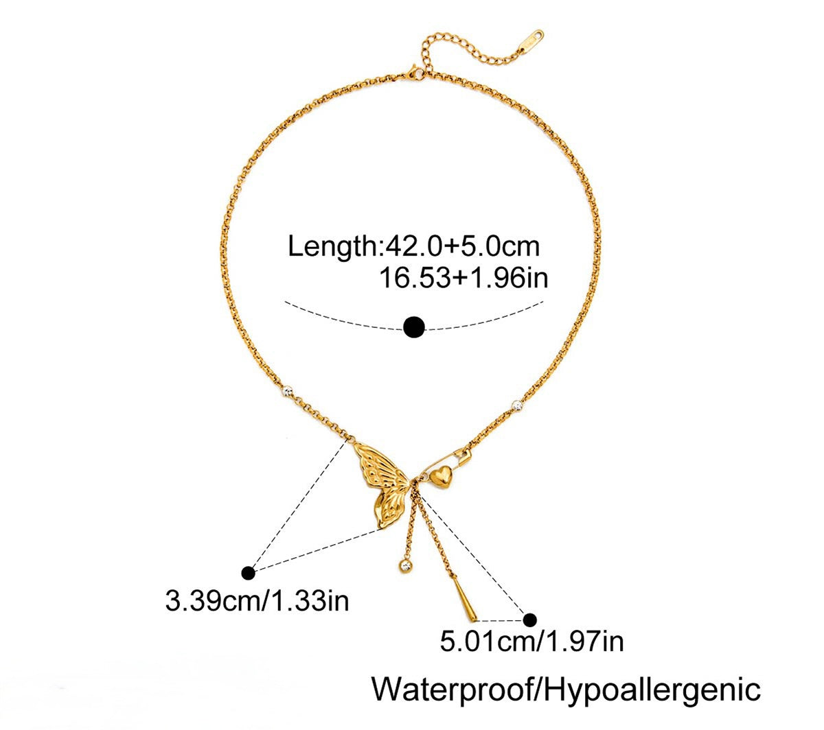 Collier Papillon chic