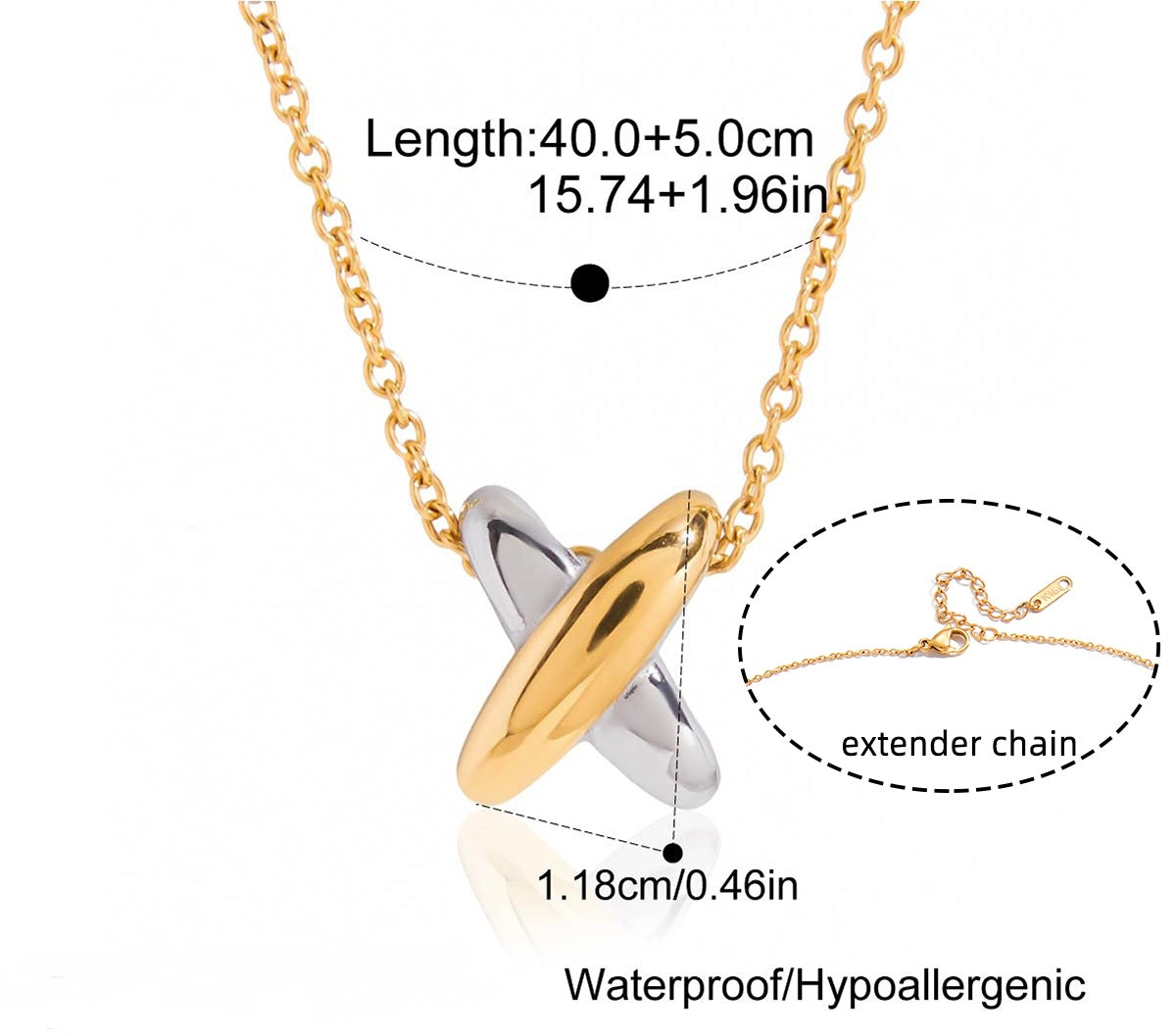 Point x necklace