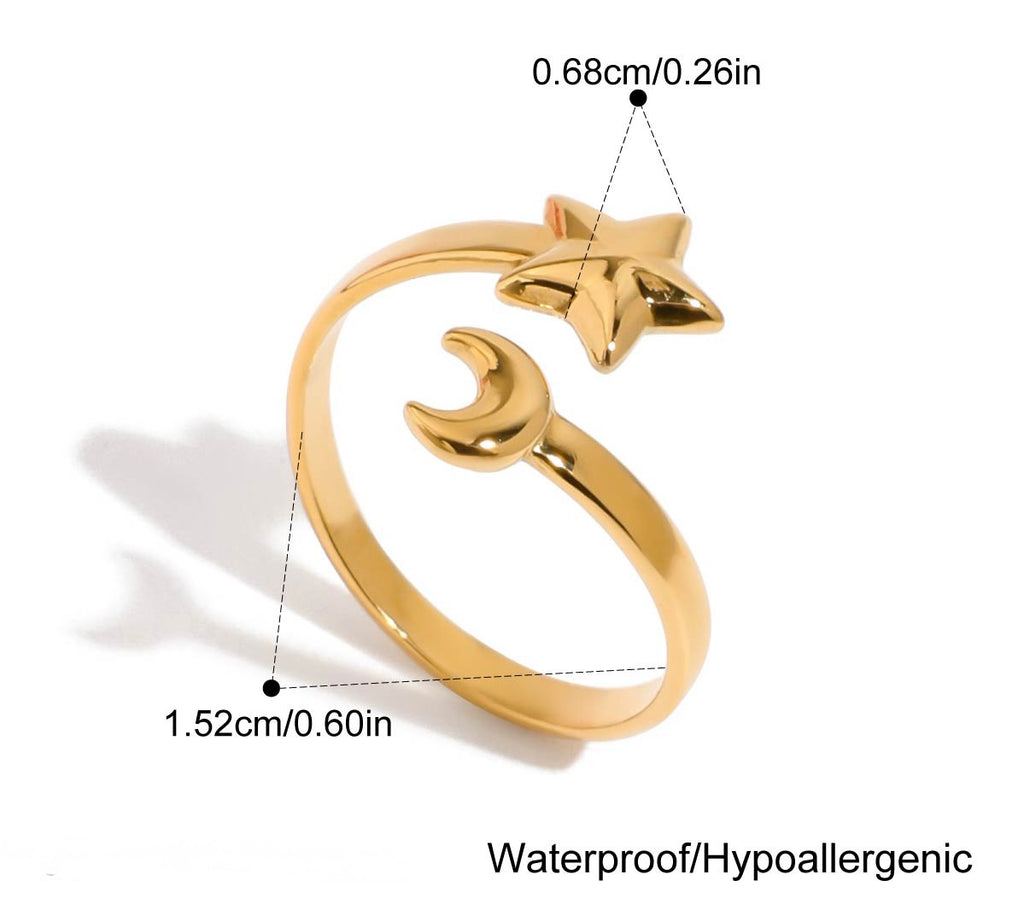 Cosmic duet ring