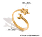 Cosmic duet ring