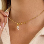 Crystal embrace necklace