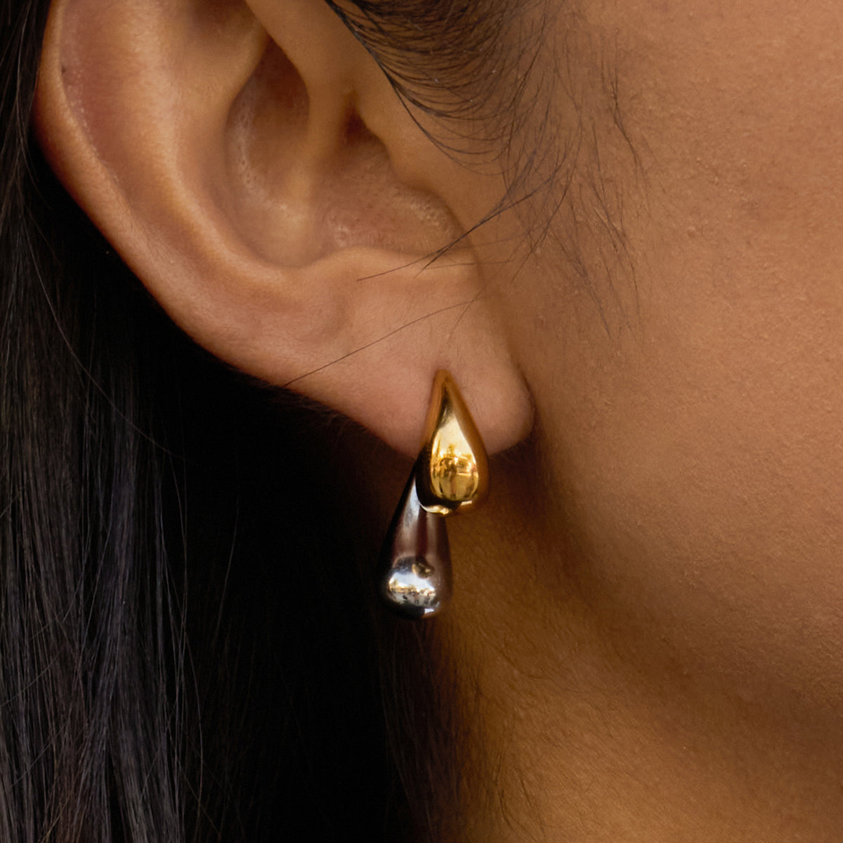 Boucles d'oreilles Duo Pluie