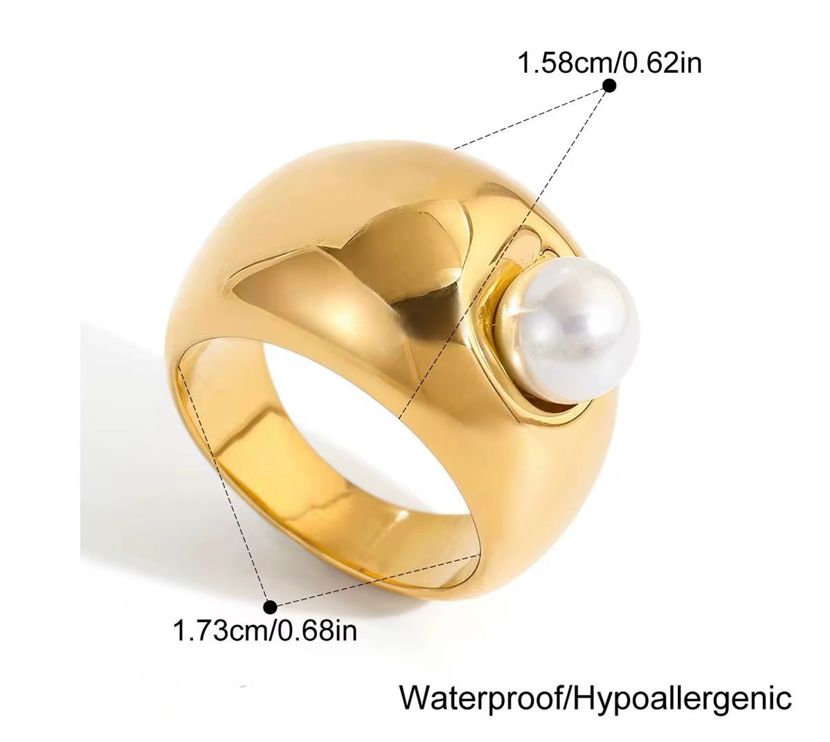 Pearl Dome ring