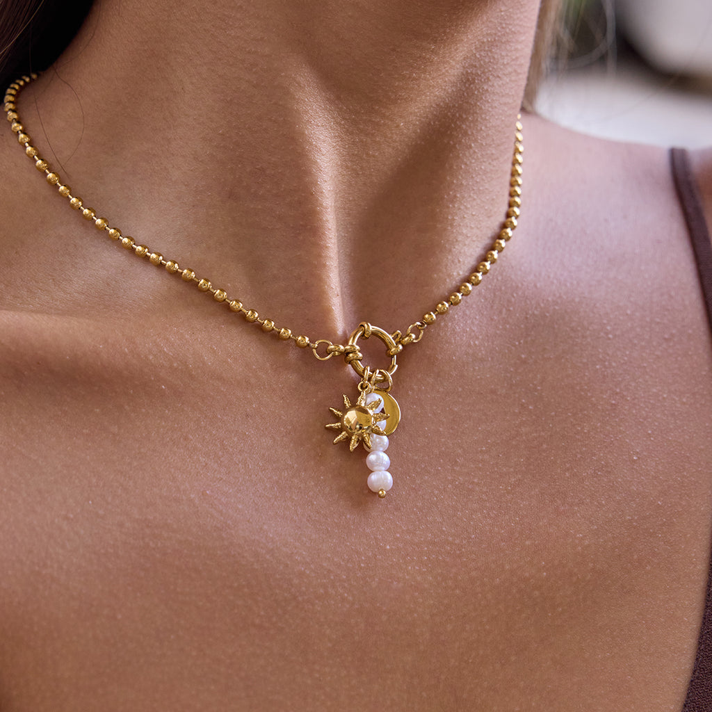 Celestial glow necklace