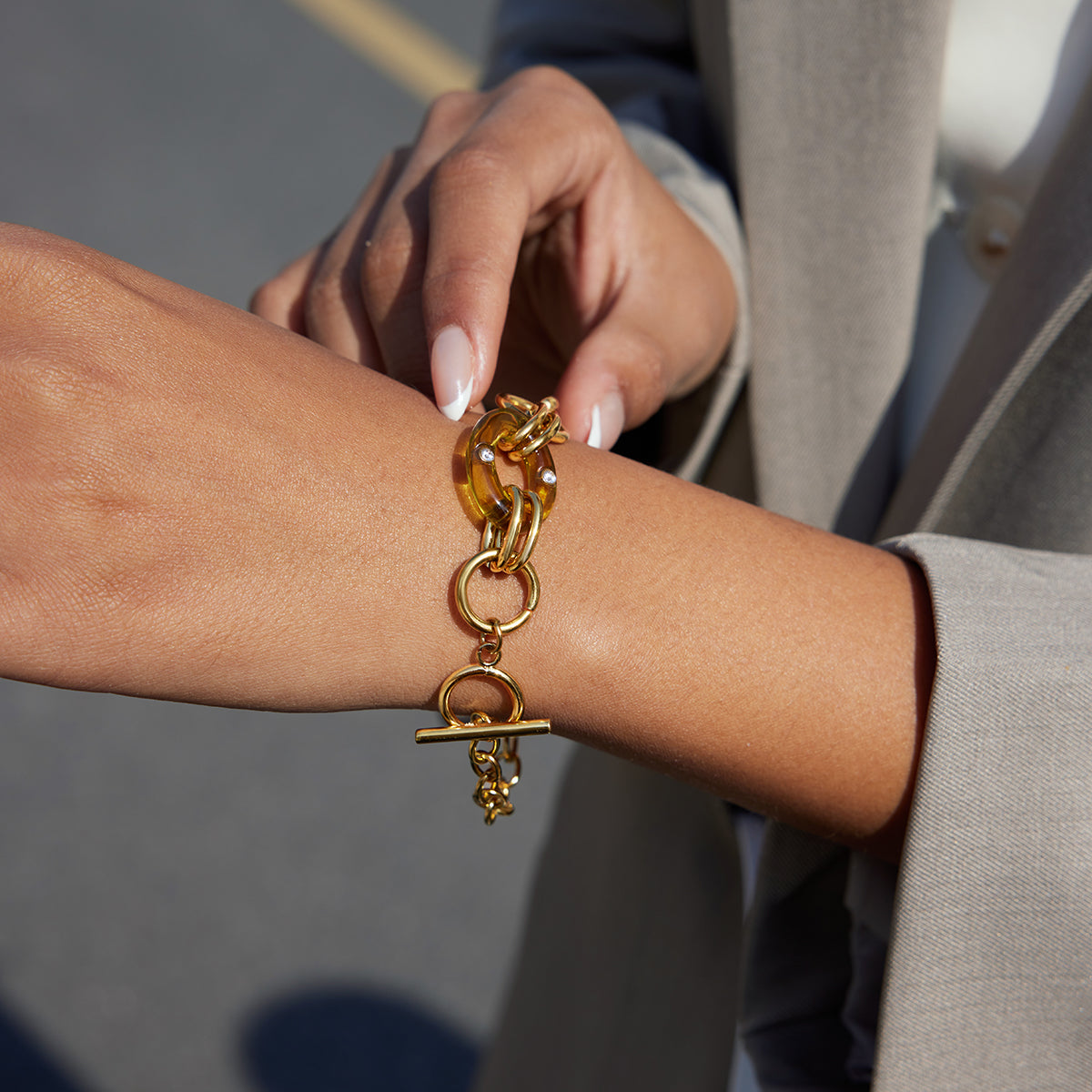 Bracelet Miel éclat