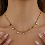 Heart spark necklace