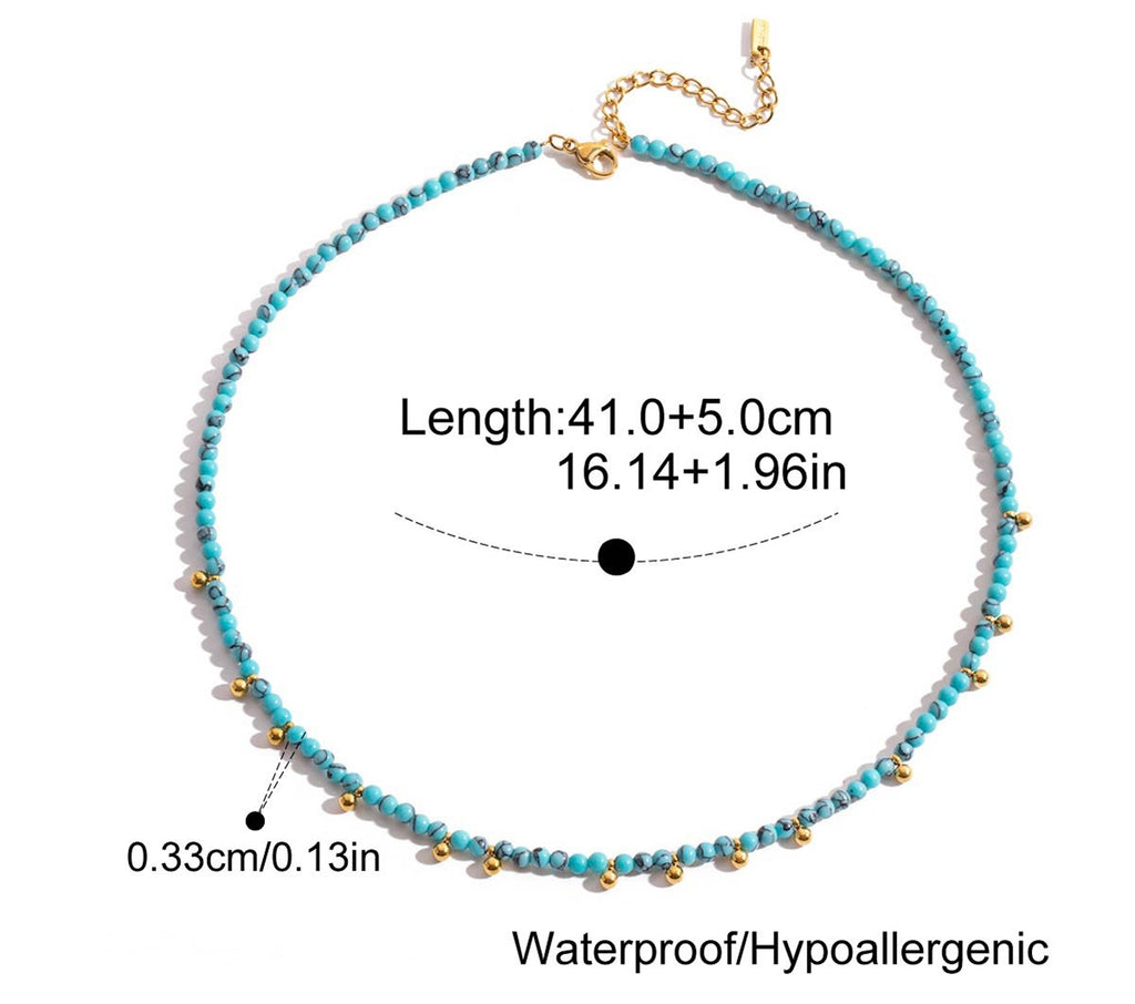 Blu serenade beads string