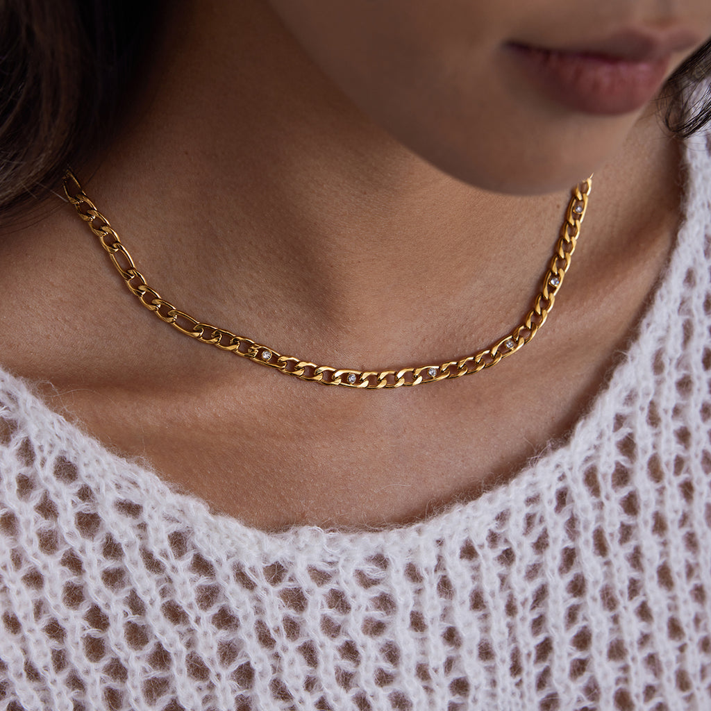 Bright link 3 necklace