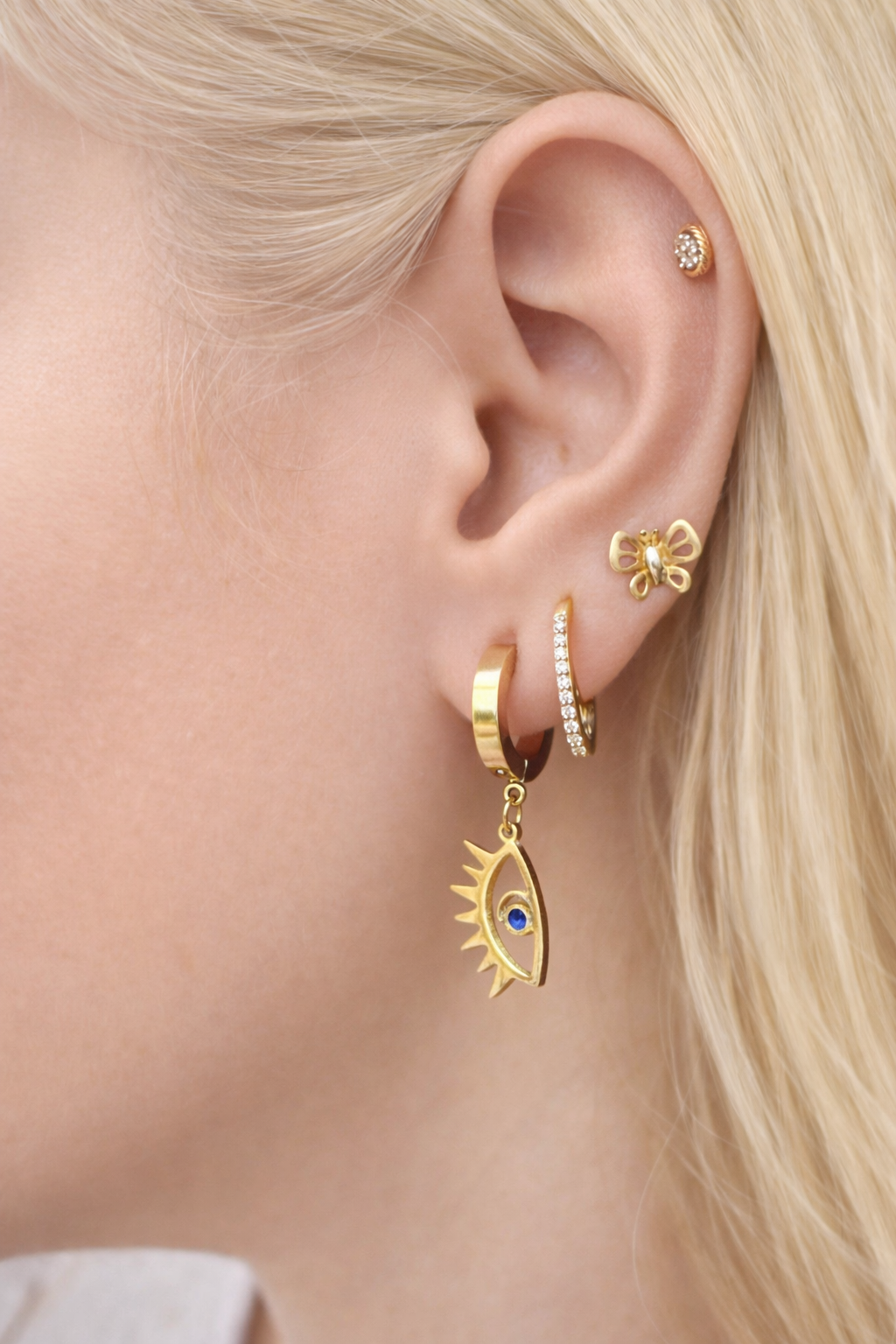 Boucles d'oreilles pendantes mystiques