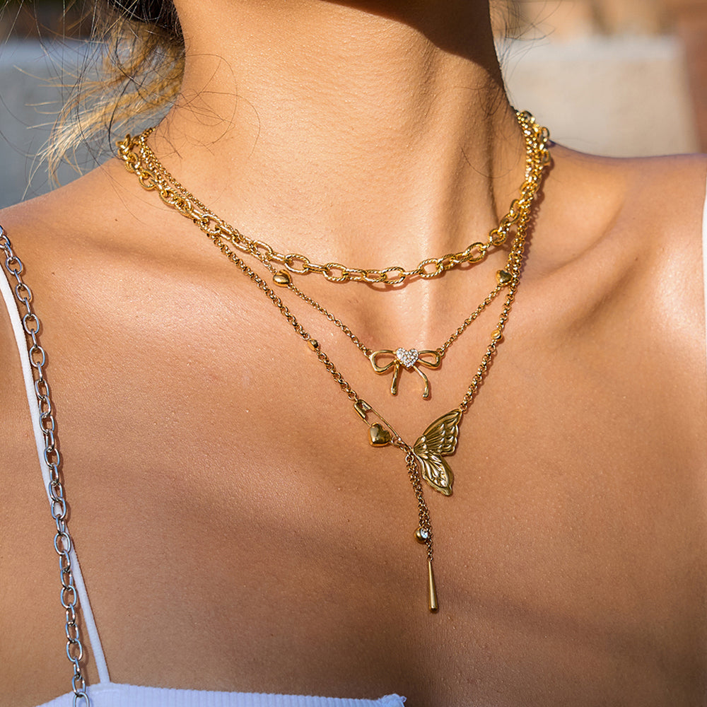 Collier Papillon chic