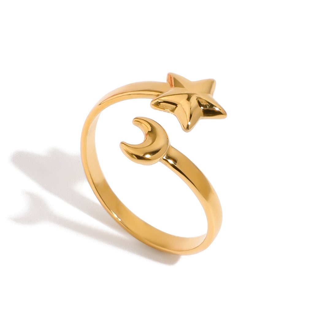 Cosmic duet ring