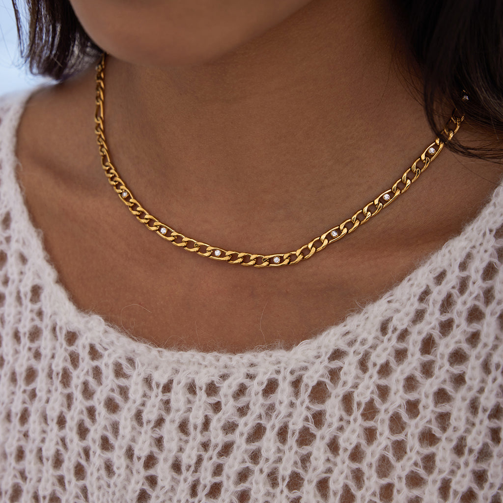 Bright link 3 necklace