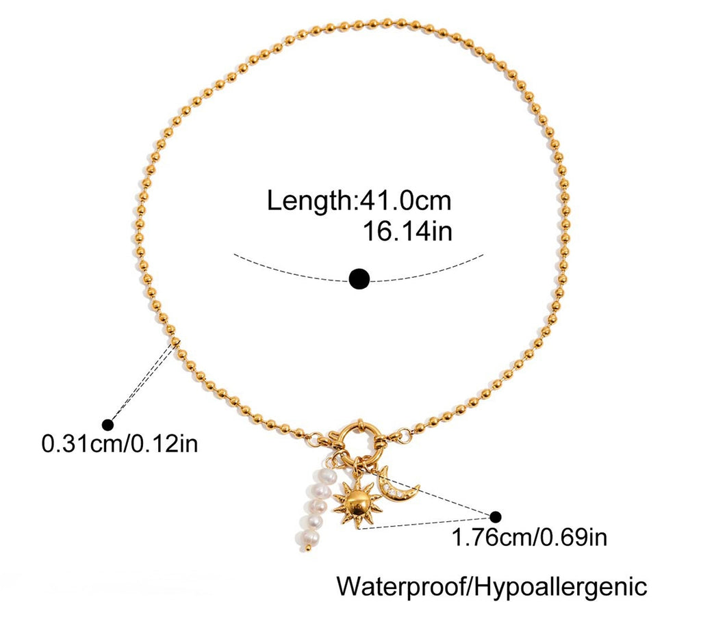 Celestial glow necklace