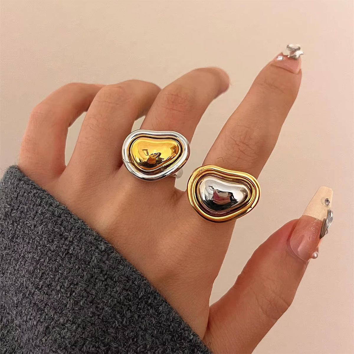 Bague cœur perdu