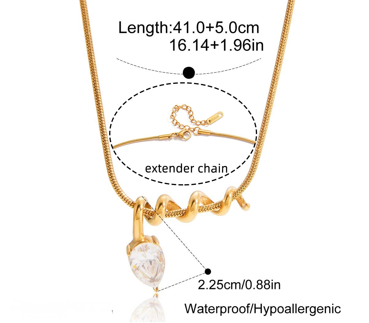 Collier Crystal Embrace