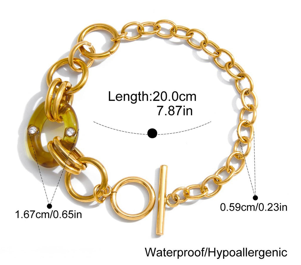 Bracelet Miel éclat