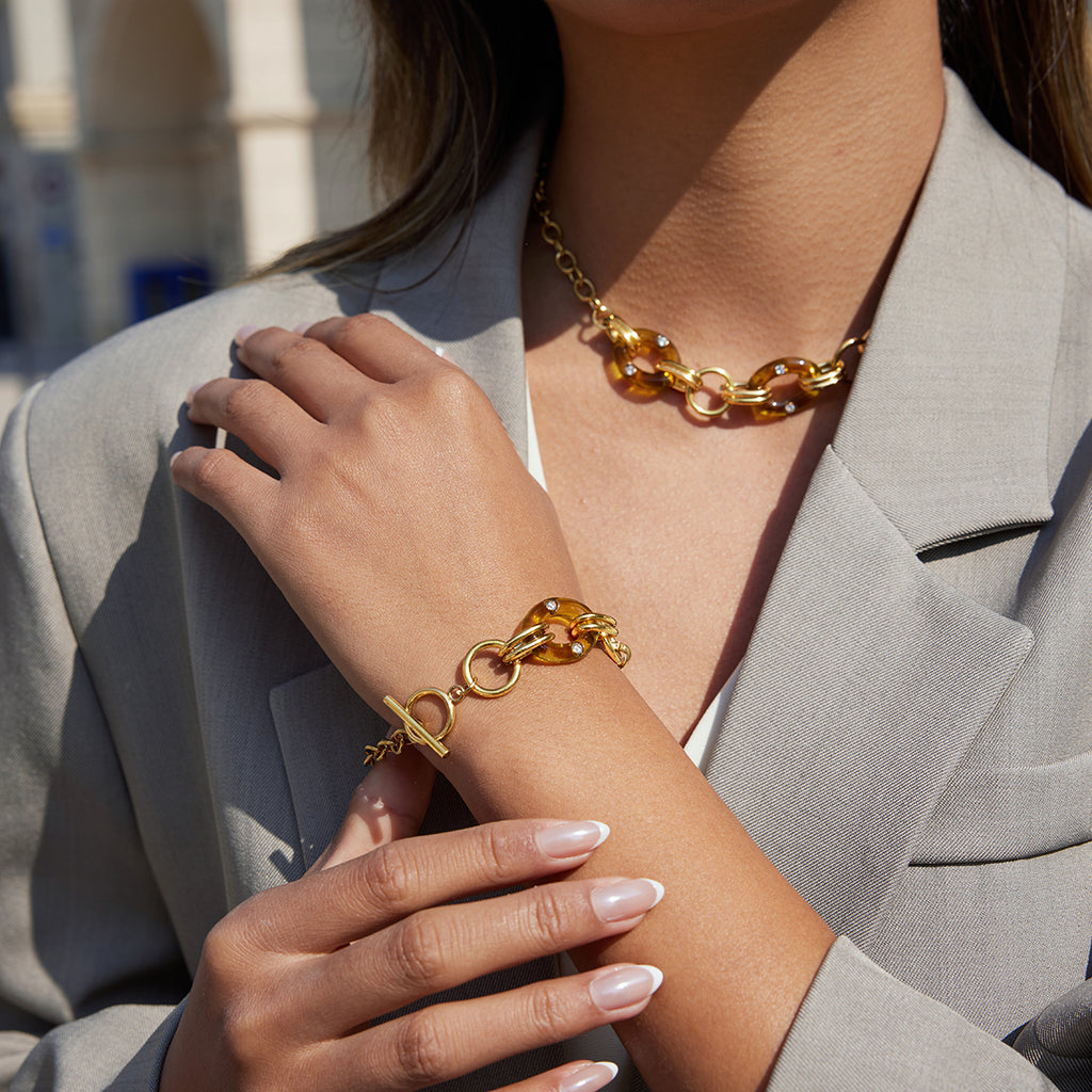 Bracelet Miel éclat