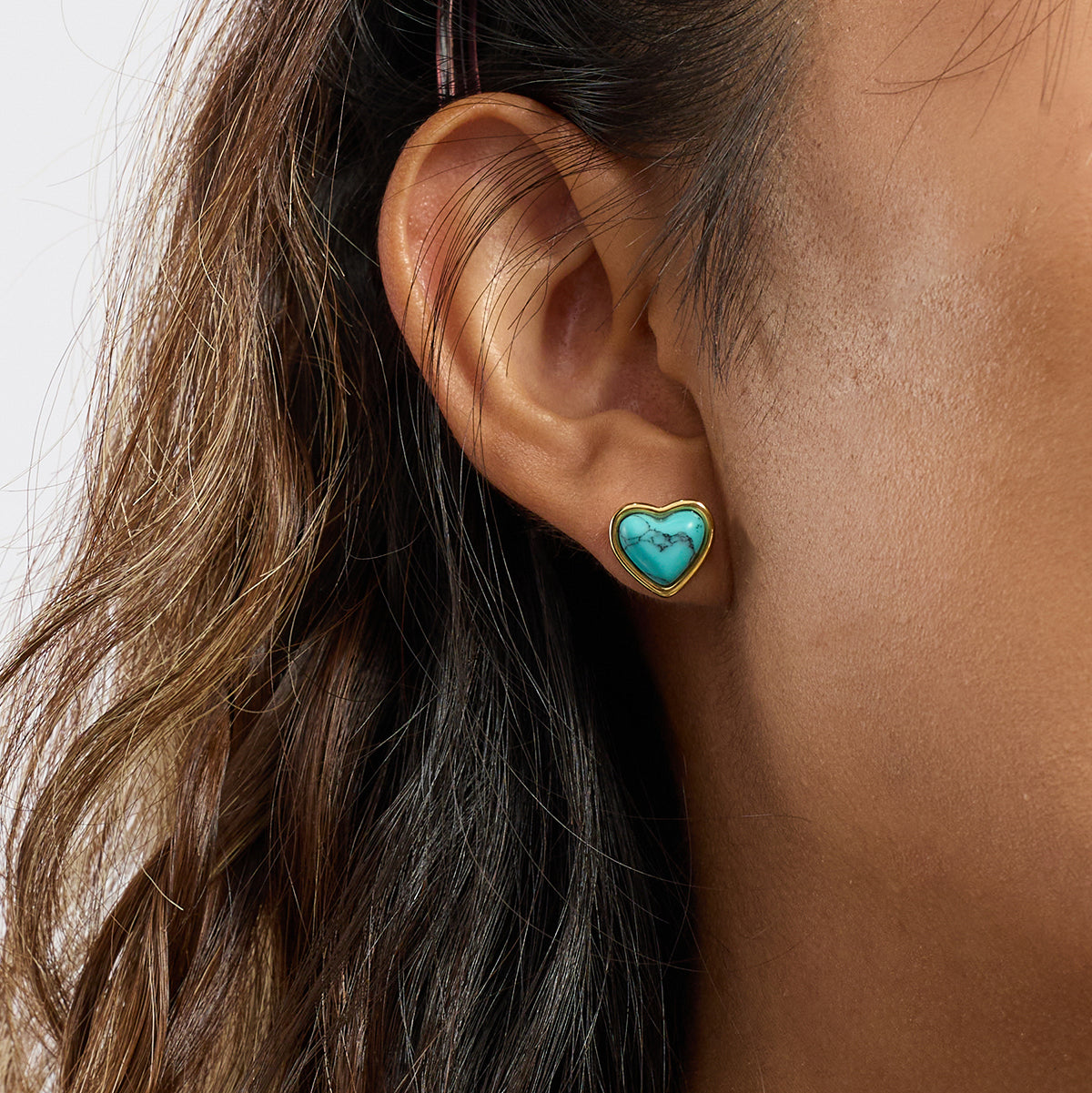 Clous d'oreilles Blu Serenade