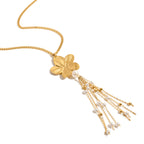 Bloom lariat necklace