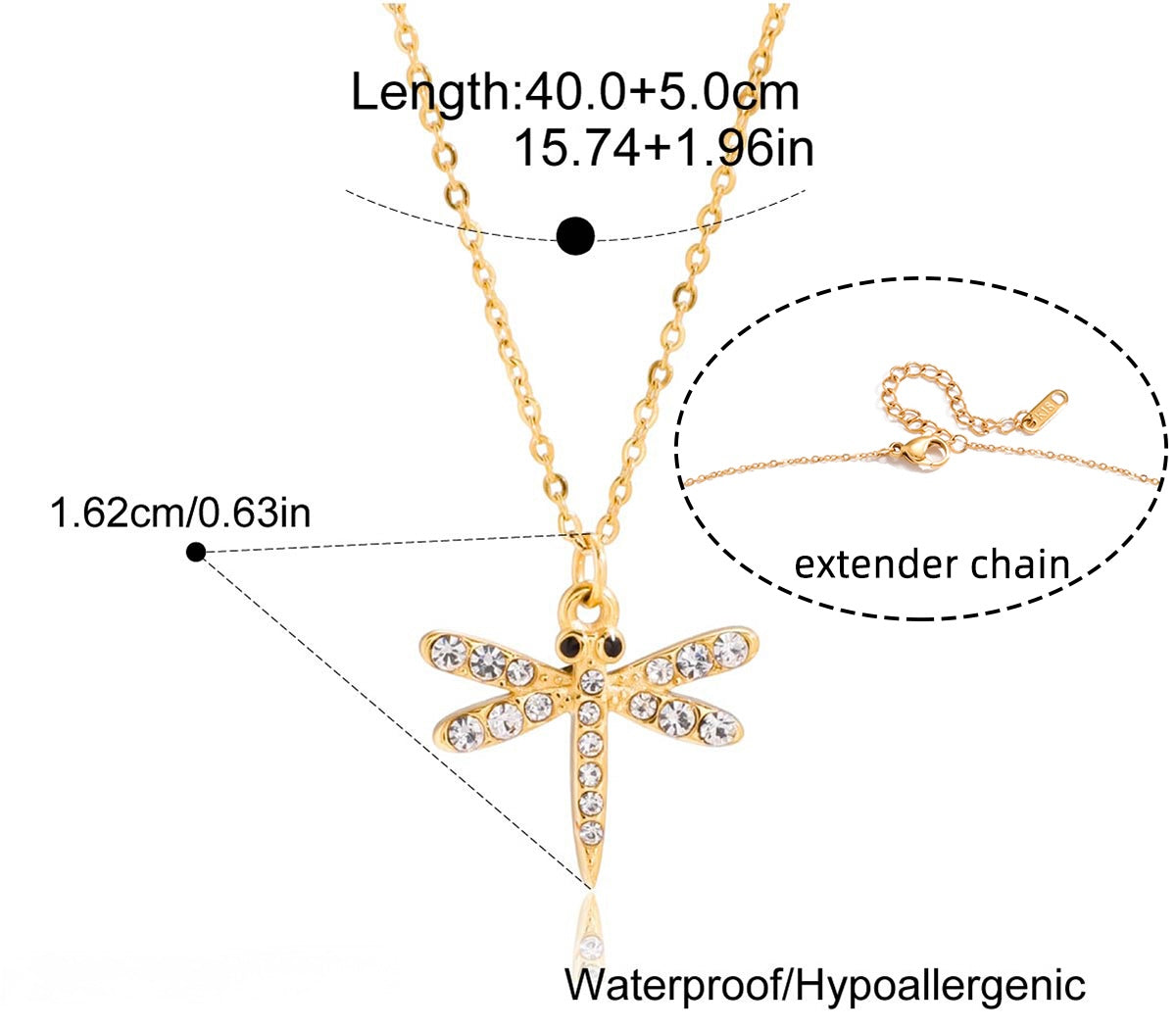 Pendentif Glasswings