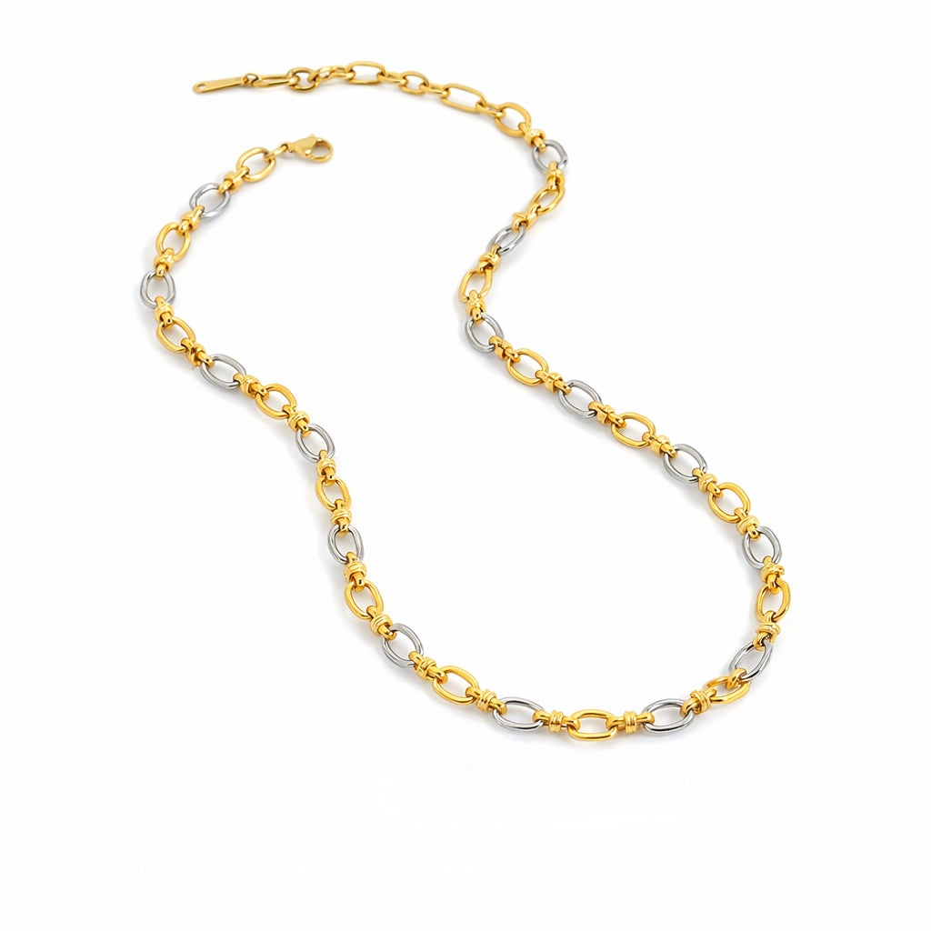 Bright link 4 necklace